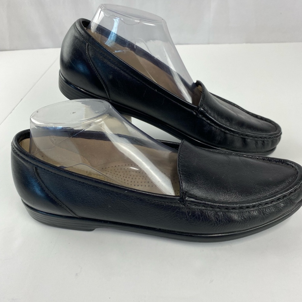 SAS Womens 11 S Simplify Tripad Comfort Black Slip-On Loafers Flats Shoes